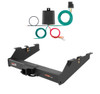 2001 - 2006 Chevrolet Silverado 3500 6' bed, excluding factory receiver, Tommy Gate lift or cab & chassis Curt 2-1/2", Class 5 Trailer Tow Hitch + 4-flat Wiring Kit 15703