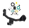2022 - 2023 Chevrolet Bolt EUV Curt 2", Class 3 Trailer Tow Hitch + 4-flat Wiring Kit 13495
