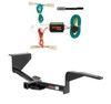 2012 - 2017 Kia Rio Sedan Curt 1-1/4", Class 1 Trailer Tow Hitch + 4-flat Wiring Kit 11250