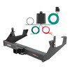 11 - 19 Chevrolet Silverado 3500 HD 8' bed, excluding factory receiver, Tommy Gate lift or cab & chassis Curt 2-1/2", Class 5 Trailer Tow Hitch + 4-flat Wiring Kit 15860