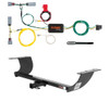 2015 - 2023 Chrysler 300S Curt 1-1/4", Class 2 Trailer Tow Hitch + 4-flat Wiring Kit 12064