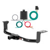 12 - 15 Toyota Pruis Plug-In Curt 1-1/4", Class 1 Trailer Tow Hitch + 4-flat Wiring Kit 11276