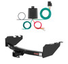 2019 Chevrolet Silverado 1500 LD Curt 2", Class 4 Trailer Tow Hitch + 4-flat Wiring Kit 14301