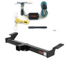 1996 - 2000 Toyota RAV4 Curt 2", Class 3 Trailer Tow Hitch + 4-flat Wiring Kit 13524