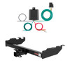 1999 - 2004 Chevrolet Silverado 2500 Excluding Tommy Gate lift, 10" drop bumper or cab & chassis Curt 2", Class 3 Trailer Tow Hitch + 4-flat Wiring Kit 13332