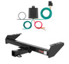 1991 - 2002 Chevrolet C3500HD Cab & chassis Curt 2", Class 4 Trailer Tow Hitch + 4-flat Wiring Kit 14082