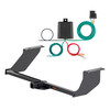 17 - 20 Chevrolet Sonic Hatchback Curt 1-1/4", Class 1 Trailer Tow Hitch + 4-flat Wiring Kit 11464