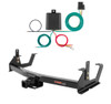 2015 - 2019 Chevrolet Silverado 3500 HD 6' bed, excluding factory receiver, Tommy Gate lift or cab & chassis Curt 2", Class 4 Trailer Tow Hitch + 4-flat Wiring Kit 14009