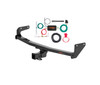 2022 Kia Niro Curt 2", Class 3 Trailer Tow Hitch + 4-flat Wiring Kit 13531