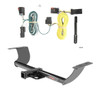 2011 - 2014 Dodge Challenger Excluding Demon, Hellcat and SRT Curt 2", Class 3 Trailer Tow Hitch + 4-flat Wiring Kit 13236