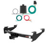 2001 - 2006 Chevrolet Silverado 3500 6' bed, excluding factory receiver, Tommy Gate lift or cab & chassis Curt 2", Class 4 Trailer Tow Hitch + 4-flat Wiring Kit 14211