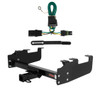1985 - 1986 Chevrolet C30 With 10" step bumper Curt 2", Class 3 Trailer Tow Hitch + 4-flat Wiring Kit 13099