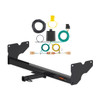 2018 - 2024 Volkswagen Tiguan Curt 1-1/4", Class 2 Trailer Tow Hitch + 4-flat Wiring Kit 12177