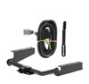 2020 - 2026 Toyota Highlander Excluding XSE Curt 2", Class 3 Trailer Tow Hitch + 4-flat Wiring Kit 13460