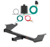 2009 - 2014 Volkswagen Routan Curt 2", Class 3 Trailer Tow Hitch + 4-flat Wiring Kit 13364