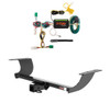 2012 - 2016 Dodge Charger Curt 2", Class 3 Trailer Tow Hitch + 4-flat Wiring Kit 13093