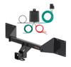 2021 - 2026 Volkswagen ID.4 Without factory receiver Curt 2", Class 3 Trailer Tow Hitch + 4-flat Wiring Kit 13492