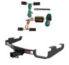 1996 - 2000 Dodge Caravan Excluding Stow 'n Go and Sport Curt 2", Class 3 Trailer Tow Hitch + 4-flat Wiring Kit 13362