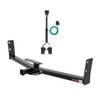 2018 - 2024 Chevrolet Equinox Curt 1-1/4", Class 2 Trailer Tow Hitch + 4-flat Wiring Kit 12291