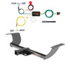 2015 - 2023 Dodge Challenger Excluding Demon, Hellcat and SRT Curt 2", Class 3 Trailer Tow Hitch + 4-flat Wiring Kit 13236