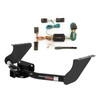 09 - 10 Dodge Ram 1500 Excluding factory receiver Curt 2", Class 4 Trailer Tow Hitch + 4-flat Wiring Kit 14374