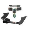 09 - 10 Dodge Ram 1500 Excluding factory receiver Curt 2", Class 5 Trailer Tow Hitch + 4-flat Wiring Kit 15572-1