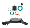 2011 - 2015 Chevrolet Camaro Convertible, excluding ground effects Curt 1-1/4", Class 1 Trailer Tow Hitch + 4-flat Wiring Kit 11222