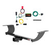 15 - 16 Dodge Charger Curt 2", Class 3 Trailer Tow Hitch + 4-flat Wiring Kit 13093