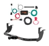 2012 - 2019 Volkswagen Beetle Hatchback, excluding diesel Curt 1-1/4", Class 1 Trailer Tow Hitch + 4-flat Wiring Kit 11354