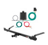 1977 - 1990 Chevrolet Caprice Wagon Curt 1-1/4", Class 2 Trailer Tow Hitch + 4-flat Wiring Kit 12041