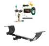 2011 - 2015 Dodge Charger Curt 1-1/4", Class 2 Trailer Tow Hitch + 4-flat Wiring Kit 12064