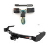 2001 - 2003 Dodge Van (full size) With factory step bumper Curt 2", Class 3 Trailer Tow Hitch + 4-flat Wiring Kit 13590