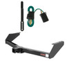 1999 - 2000 Dodge Van (full size) Excluding factory step bumper Curt 2", Class 3 Trailer Tow Hitch + 4-flat Wiring Kit 13015