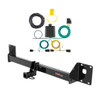 2017 - 2019 Volkswagen Golf Alltrack Curt 1-1/4", Class 1 Trailer Tow Hitch + 4-flat Wiring Kit 11422