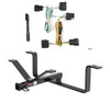 2005 - 2013 Chevrolet Corvette Coupe and convertible, excluding dual mode exhaust Curt 1-1/4", Class 1 Trailer Tow Hitch + 4-flat Wiring Kit 11380