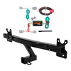 11 - 18 Volvo S60  Curt 2", Class 3 Trailer Tow Hitch + 4-flat Wiring Kit 13266
