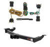 2000 - 2003 Ford E-350 Super Duty Curt 2", Class 4 Trailer Tow Hitch + 4-flat Wiring Kit 14055
