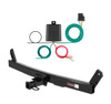 1998 - 2000 Volvo V70 Curt 1-1/4", Class 2 Trailer Tow Hitch + 4-flat Wiring Kit 12211
