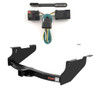 2006 - 2010 Dodge Ram 2500 Excluding factory receiver Curt 2", Class 3 Trailer Tow Hitch + 4-flat Wiring Kit 13361