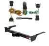 1995 - 2003 Ford Econoline van Curt 2", Class 3 Trailer Tow Hitch + 4-flat Wiring Kit 13053