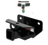 2003 - 2010 Dodge Ram 2500 Excluding factory receiver Curt 2", Class 3 Trailer Tow Hitch + 4-flat Wiring Kit 13333