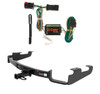 2001 - 2003 Dodge Grand Caravan Excluding Stow 'n Go and Sport Curt 1-1/4", Class 2 Trailer Tow Hitch + 4-flat Wiring Kit 12362