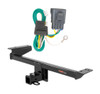 2012 - 2014 Land Rover Range Rover Evoque Excluding convertible Curt 2", Class 3 Trailer Tow Hitch + 4-flat Wiring Kit 13128