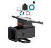 2021 - 2026 Volkswagen ID.4 With factory receiver Curt 2", Class 3 Trailer Tow Hitch + 4-flat Wiring Kit 13489