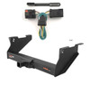 2003 - 2010 Dodge Ram 3500 Fits with or without factory receiver Curt 2", Class 5 Trailer Tow Hitch + 4-flat Wiring Kit 15409