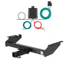 1980 - 1983 Ford F-100 Excluding 10" drop bumper, old body Curt 2", Class 4 Trailer Tow Hitch + 4-flat Wiring Kit 14001