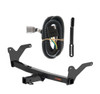 2024 - 2026 Lexus TX350 Curt 2", Class 3 Trailer Tow Hitch + 4-flat Wiring Kit 13519