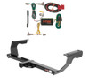 2008 - 2011 Subaru Impreza Hatchback, single exhaust Curt 1-1/4", Class 1 Trailer Tow Hitch + 4-flat Wiring Kit 11315