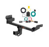 19 - 23 Lincoln Nautilus Curt 2", Class 3 Trailer Tow Hitch + 4-flat Wiring Kit 13452