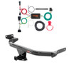 2017 - 2022 Kia Sportage Curt 1-1/4", Class 2 Trailer Tow Hitch + 4-flat Wiring Kit 12158